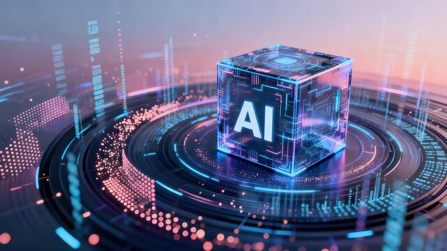 AI cube with digital circuit design