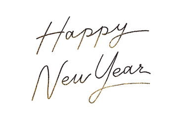 happy new year text typography © Lingporntip