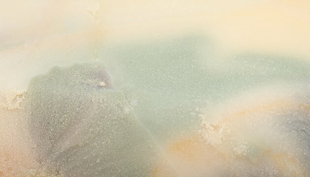 soft pastel abstract watercolor background texture gentle green beige artistic wash ideal website banner design