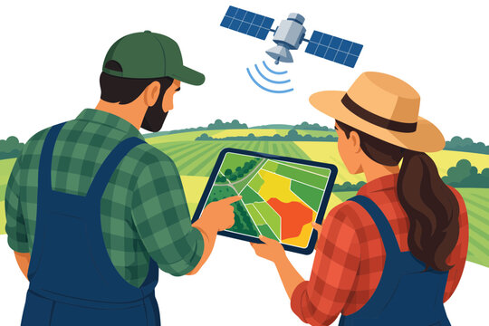 Farmers Using Satellite Crop Health Mapping for Decisions