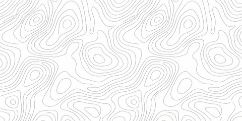Obraz premium Abstract topographic contour map line background clean white and grey geographic elevation texture for layout