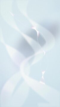 Prismatic ribbon waves flowing seamless loop motion background