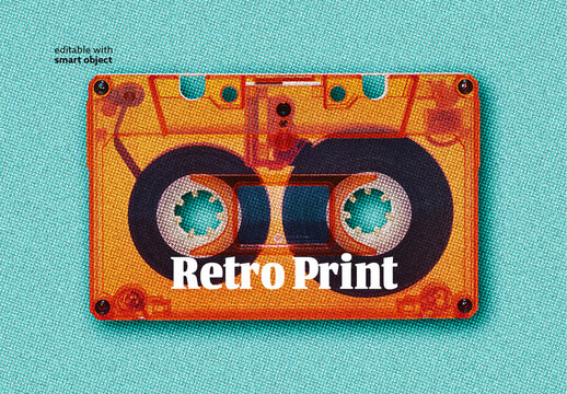 Retro Print Photo Effect