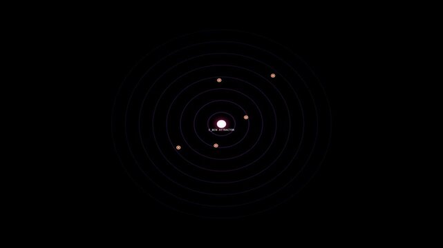 4K Hopfield Energy Basin Attractor Visual Effects Fluid Motion Graphic Loop