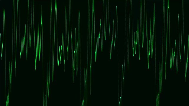 Sound waveform animation reflects balanced acoustic music bands. Sound engineering frequency mastering routes on active sound waveform animation. Podcast editors use waveform.