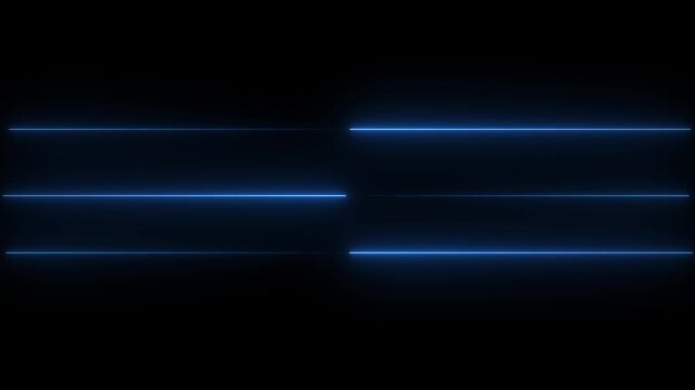 Abstract glowing rainbow colours neon lines motion background. Neon lights blinking lines moving animation. cyan and red neon line moving on background,