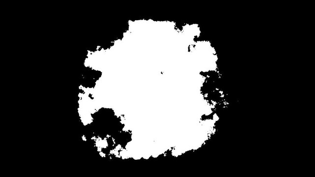Irregular shape animation displays dynamic textured borders. Contemporary minimalist vector design layers define irregular shape animation. Modern video artists use shape.