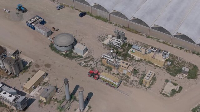Biomethane Production Modern Agricultural Complex in Italy