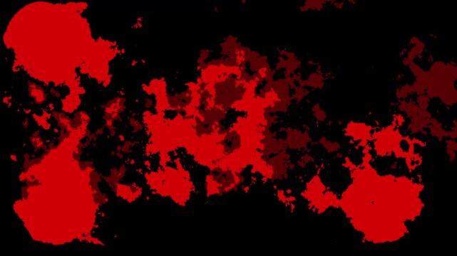 Splatter pattern animation scatters dynamic fluid paint blots. Contemporary expressive art textures define active splatter pattern animation. Creative title designers use pattern.