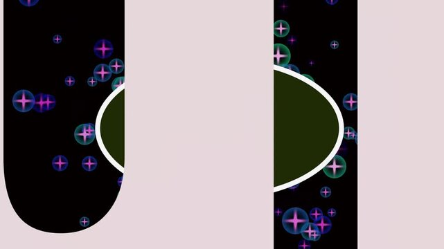 Year july month text icon effect animation .