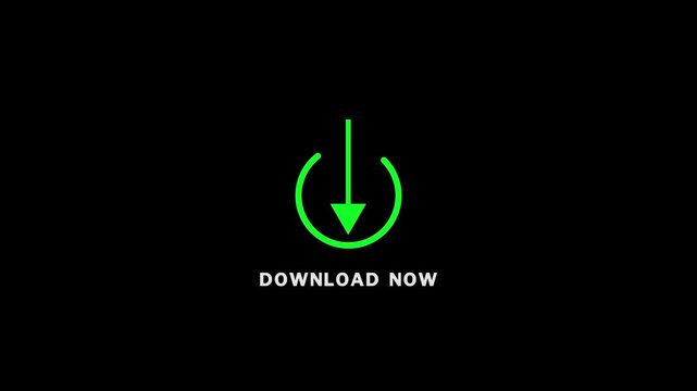Download icon animation prompts immediate digital file saving. Cloud storage file retrieval telemetry routes on active download icon animation. Web portals use the icon.