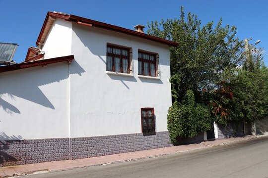 A vineyard house located in the Meram district of Konya. Vineyard houses are used only during the spring and summer months.
