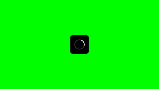 Motion tracking markers on bright green screen background