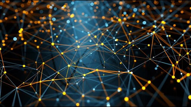 Abstract digital background electromagnetic wave background Innovation digital wave background information technology background The background is the background. gradient wave digital wave banner