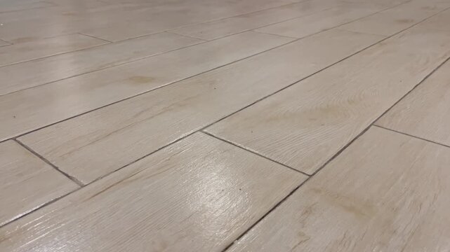 Light Brown Wood Look Ceramic Tile Flooring Texture Background