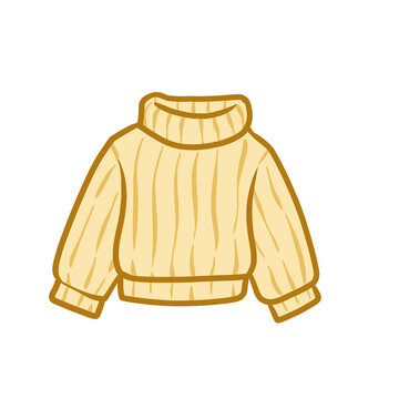 yellow jacket on a white background