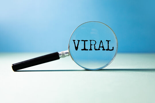 VIRAL word written on paper