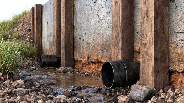 Drainage Pipe View