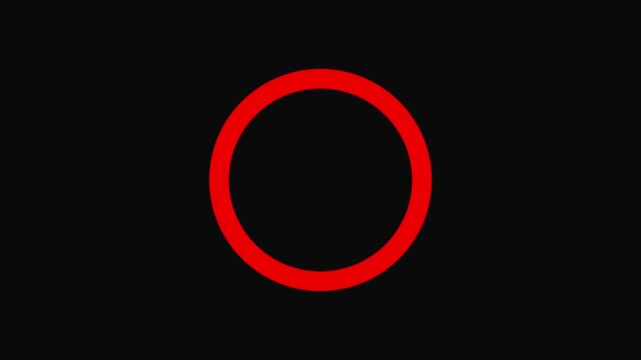 Minimalist Forward Arrow Icon in Circle on Black Background &ndash; Modern UI Navigation Symbol.4k Animation Video .