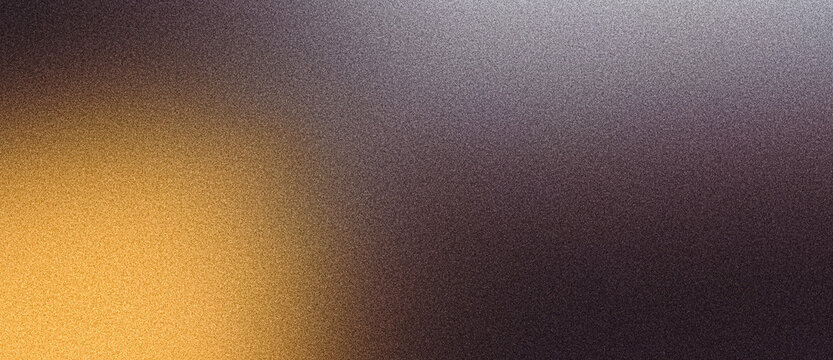Grain texture taupe gray brown yellow color gradient background for abstract banner, event invitation poster, website or printed materials header, flyer cover backdrop design