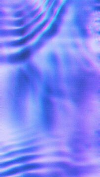 Periwinkle blue fluid glitch background with distinct concentric ripples and horizontal scanline distortion. Drops into an abstract nightlife poster and EDM music video composition.
