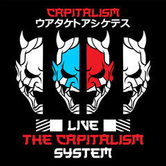 Fototapeta premium Japanese Street Culture Graphic Design Collection Streetwear Designs