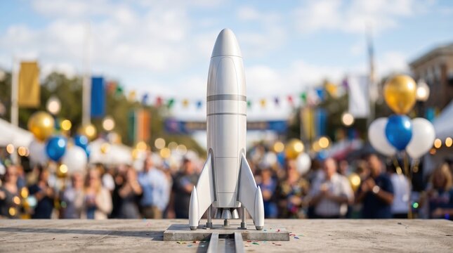 Launch of Ideas Model Rocket at Festive Gathering