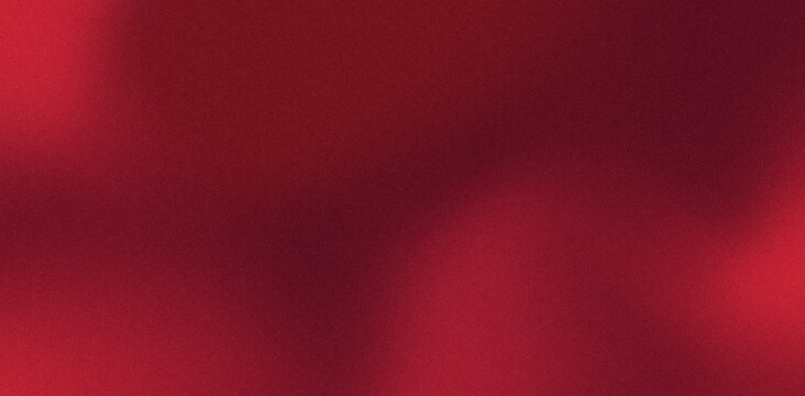 Abstract red gradient background with grainy texture for commercial