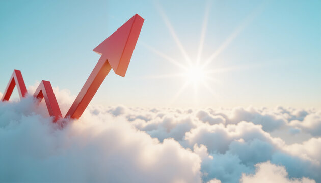 Rising Success Amidst Clouds