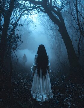 The Phantom Woman of Halloween Night