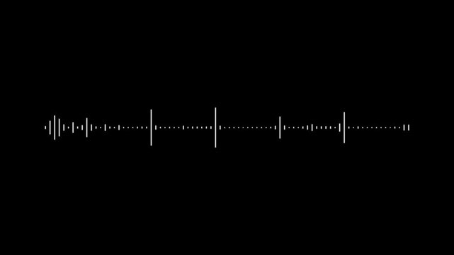 advanced sound data visualization, pulsing frequency indicators and evolving signal formations, electronic recording technology concept, futuristic media display, polished motion graphics, dark. 4k