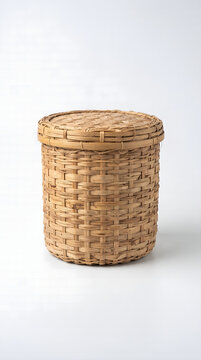 empty wicker basket