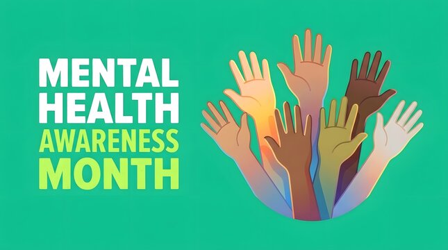 Promoting mental health awareness month supporting well being reducing stigma and fostering positive mental states for all