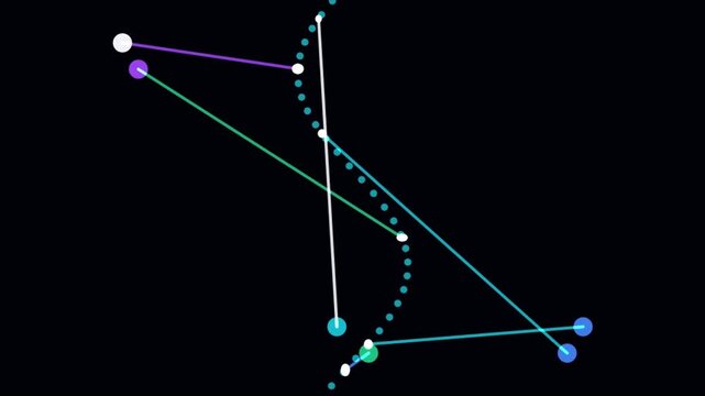Biotech Lattice crispr nanobot mesh & molecular laser splicer stock motion video rendered with NEON CYBER CYAN cybernetic genetics aesthetics. Ideal for sci-fi futuristic interfaces, medical graphics,