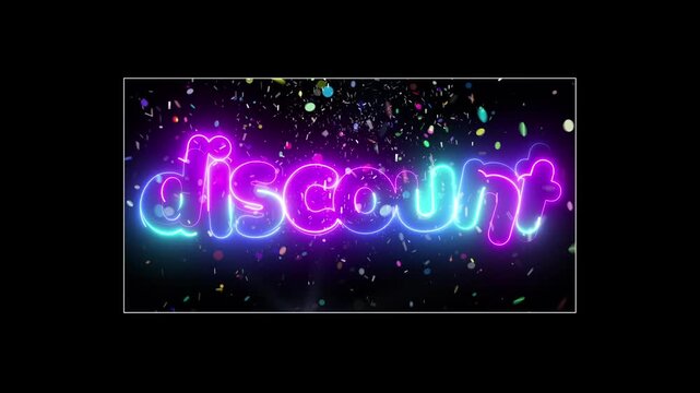 Animation seamless 4k loop Computer generated wallpaper texture element flat style with animation of rounded rectangles, circles lines light shadow 4k neon glow colorful backdrop simple forms pattern