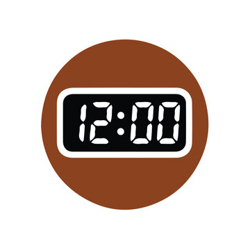 vector illustration of timer