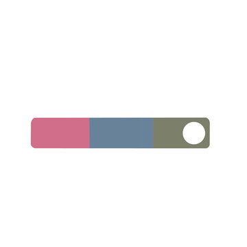 Horizontal color palette bar UI slider icon