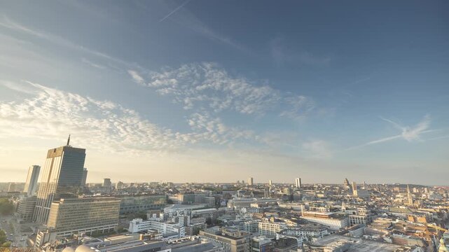 buildings in brussels skyline 