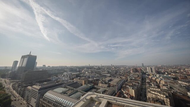 buildings in brussels skyline 