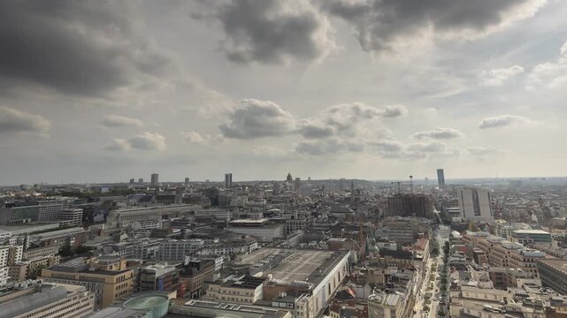 buildings in brussels skyline 