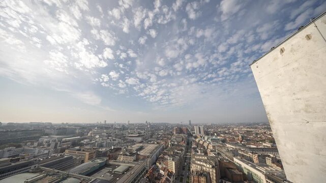 buildings in brussels skyline 