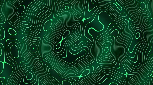 Abstract Acid Green Laser Terrain Fluid Liquid Motion Dynamic Background Concept