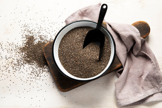 Chia seeds. Healthy food.