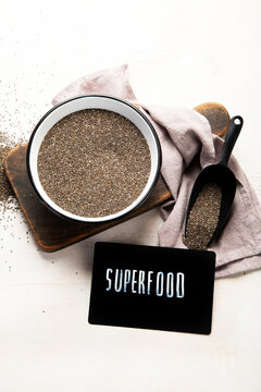 Chia seeds. Healthy food.