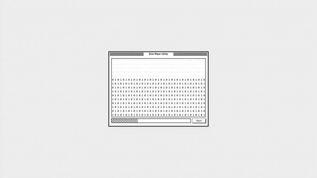 Digital data scrolling in a window on computer screen