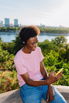 Headphones And Smartphone