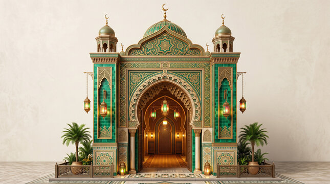 entrance to the mosque in cordoba spain