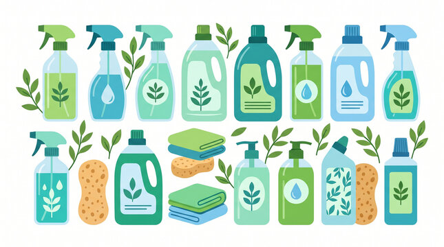 vector set of beer bottles