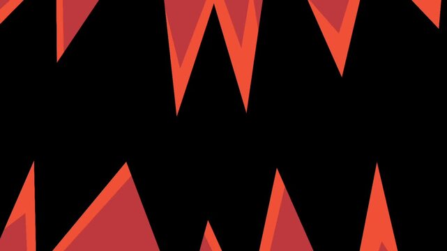 An animated Halloween pumpkin mouth featuring a wide grin and eerie, sharp teeth. Bright orange hues blend with a warm glow, creating a fun, unique horror character perfect for Halloween decor.