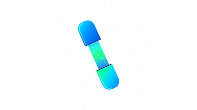 Medicine Capsule Pharmaceutical Healthcare Animation